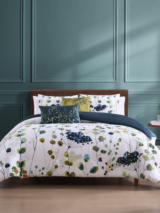 Bebejan Other - Bebejan Abstract Vines Reversible King Comforter Set